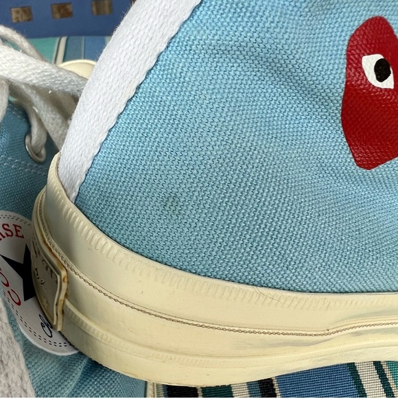 🍒💣 Converse Chuck 70 comme des garcons platform high tops - Picture 10 of 15